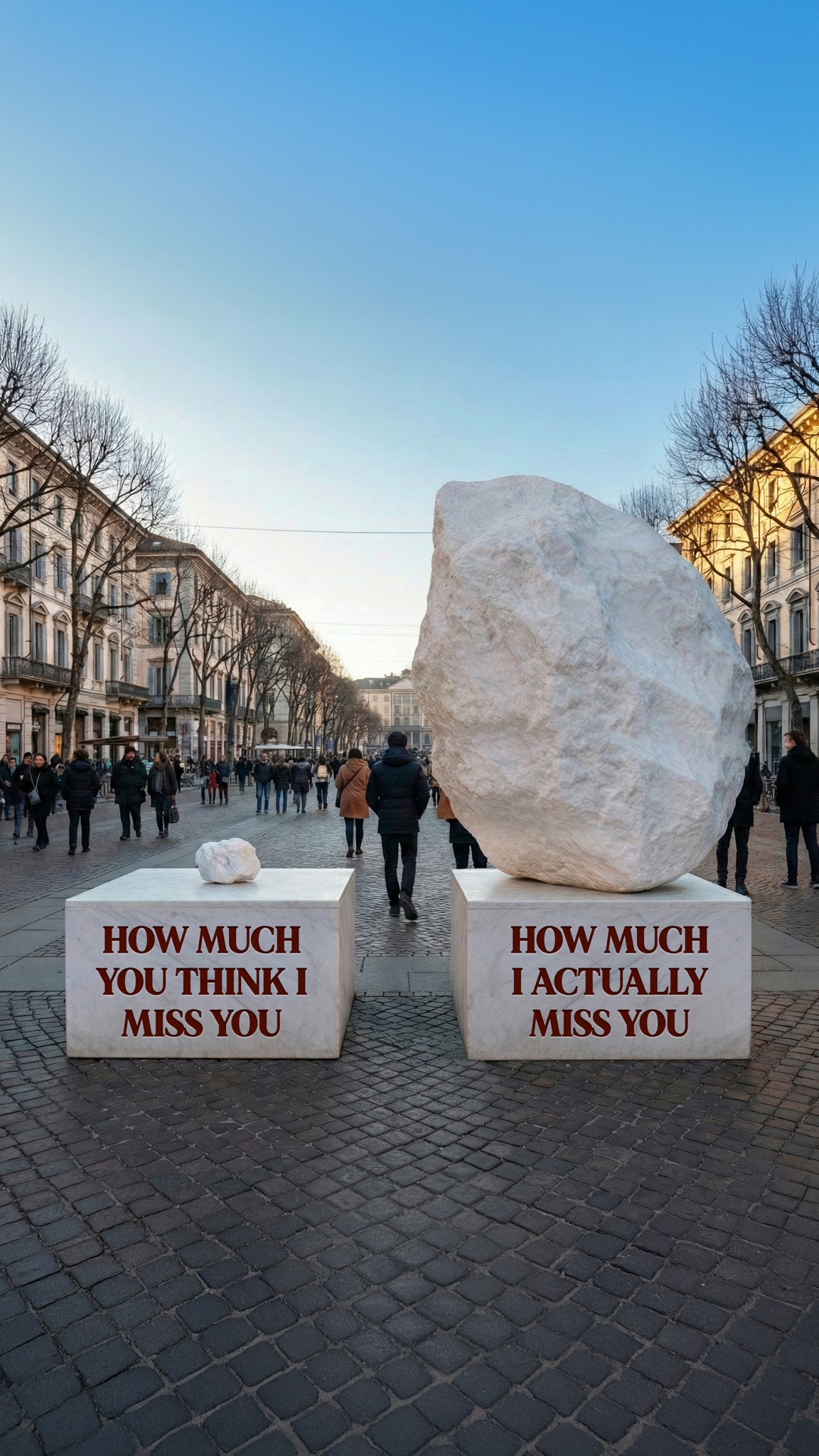 How Much You Think I Miss You / How Much I Actually Miss You