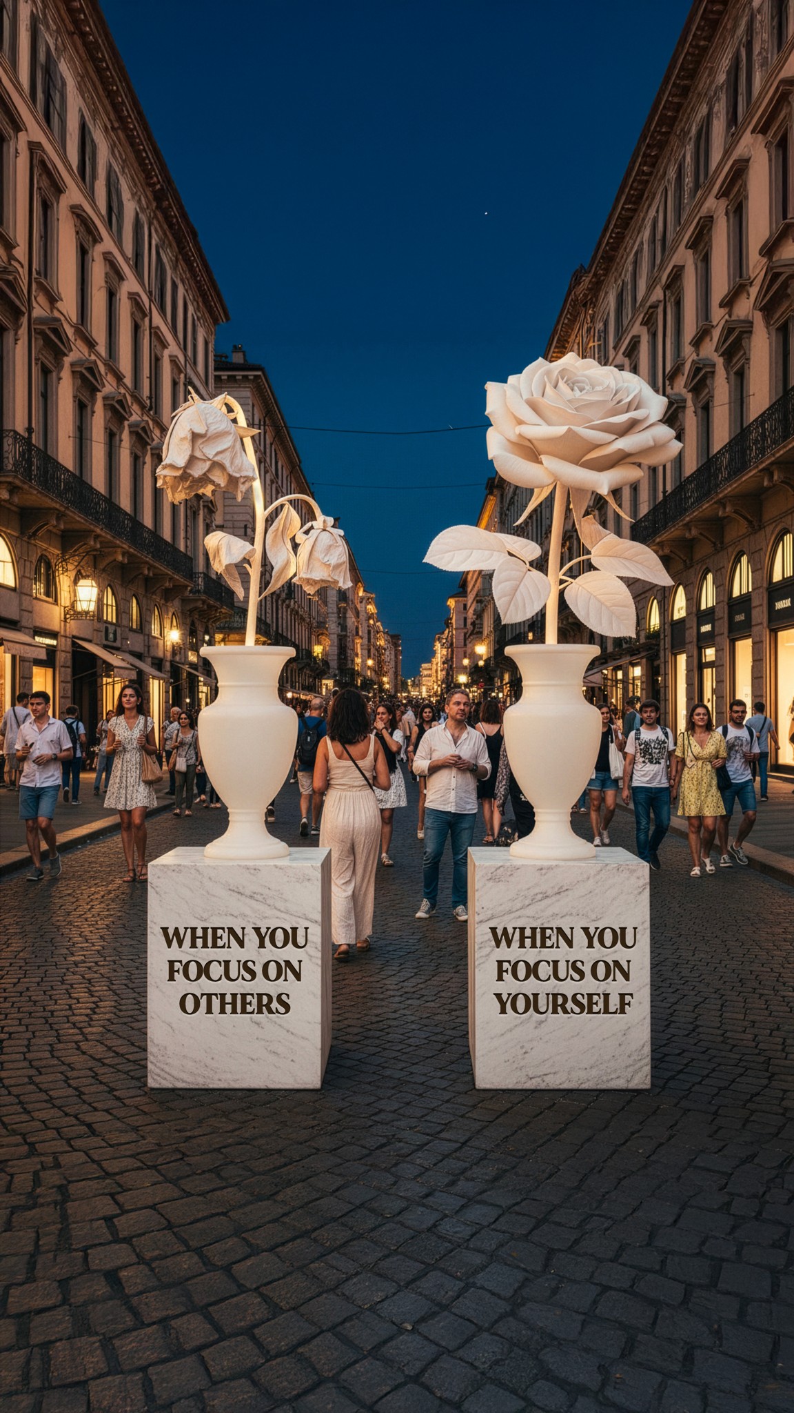 When You Focus on Others / When You Focus on Yourself