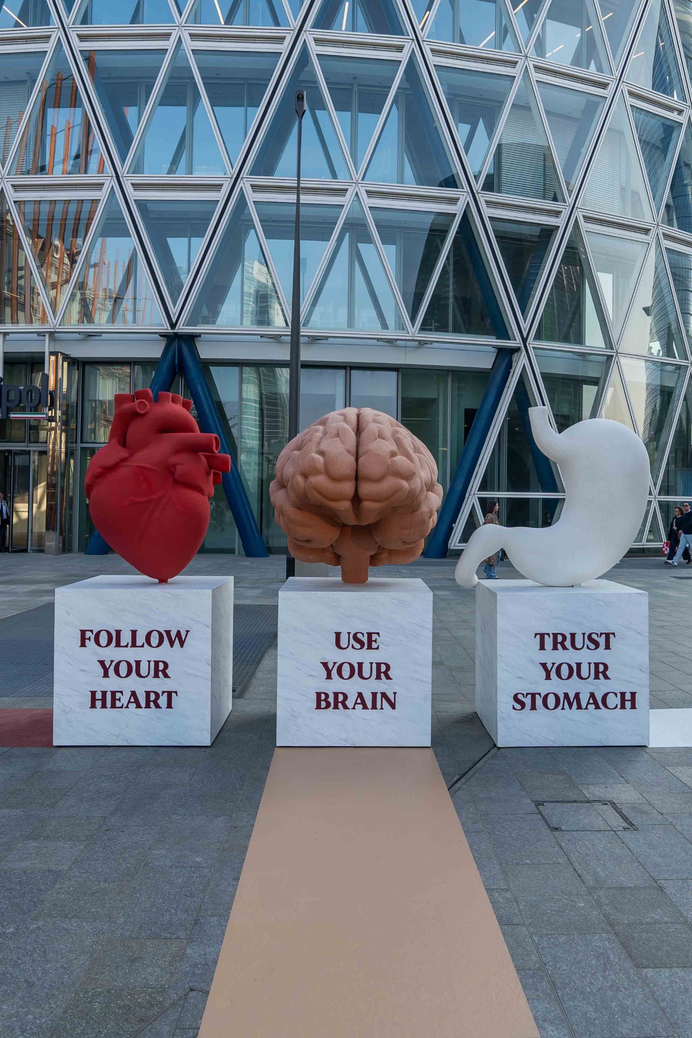 Follow Your Heart / Use Your Brain / Trust Your Stomach