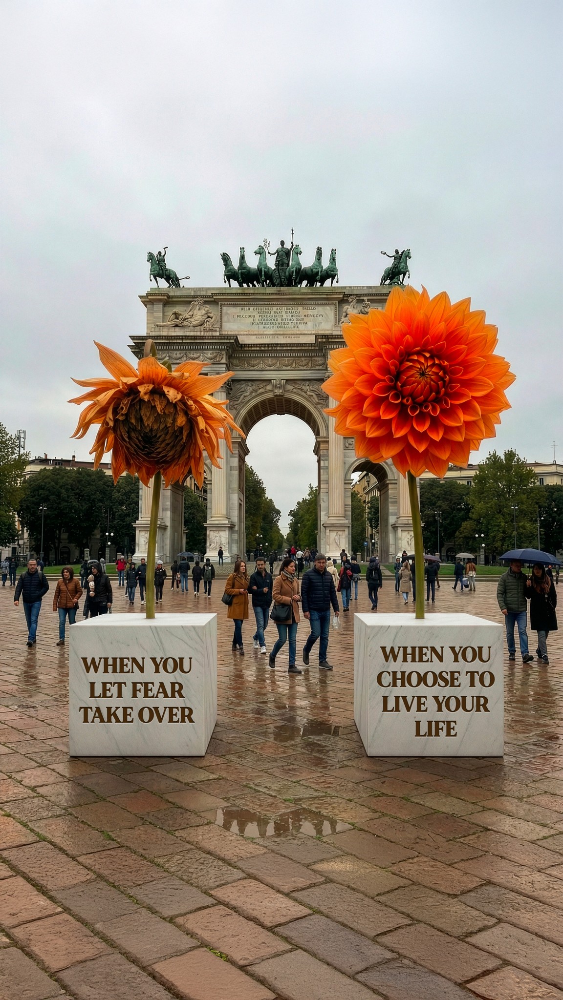 When You Let Fear Take Over / When You Choose to Live Your Life